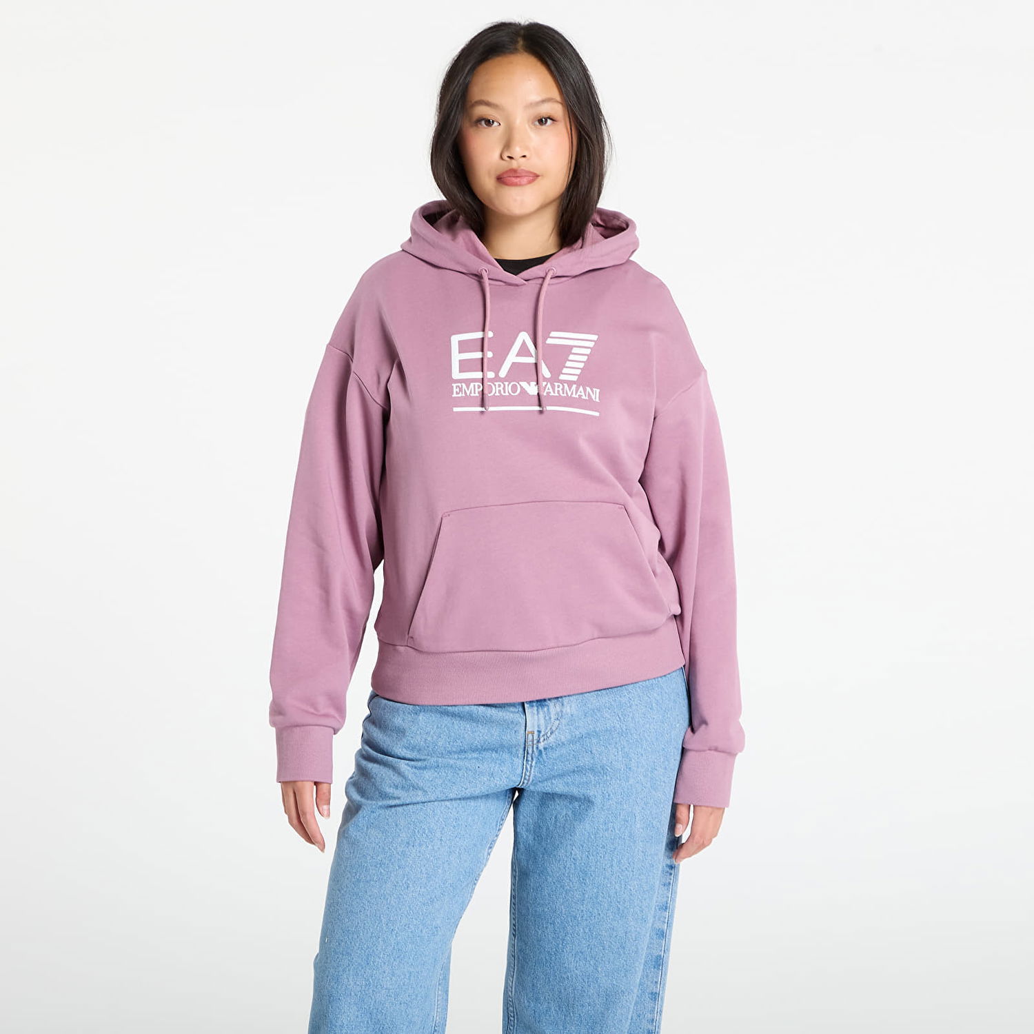Sweatshirt Emporio Armani EA7 Emporio Armani Train Visibility Hoodie Lyserød | 7W000417AF12473UA272, 0