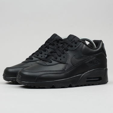 Sneakers og sko Nike Air Max 90 Leather GS Sort | 833412-001, 1