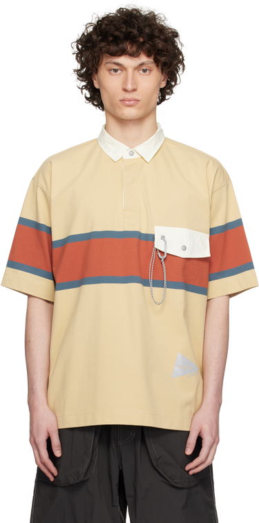 Polo skjorte and wander and wander x Gramicci Tech Rugby Polo Gul | GUJ5-S3010, 0