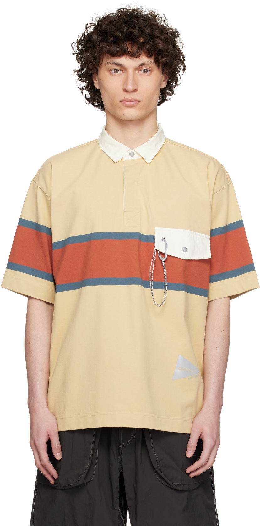 Polo skjorte and wander and wander x Gramicci Tech Rugby Polo Gul | GUJ5-S3010