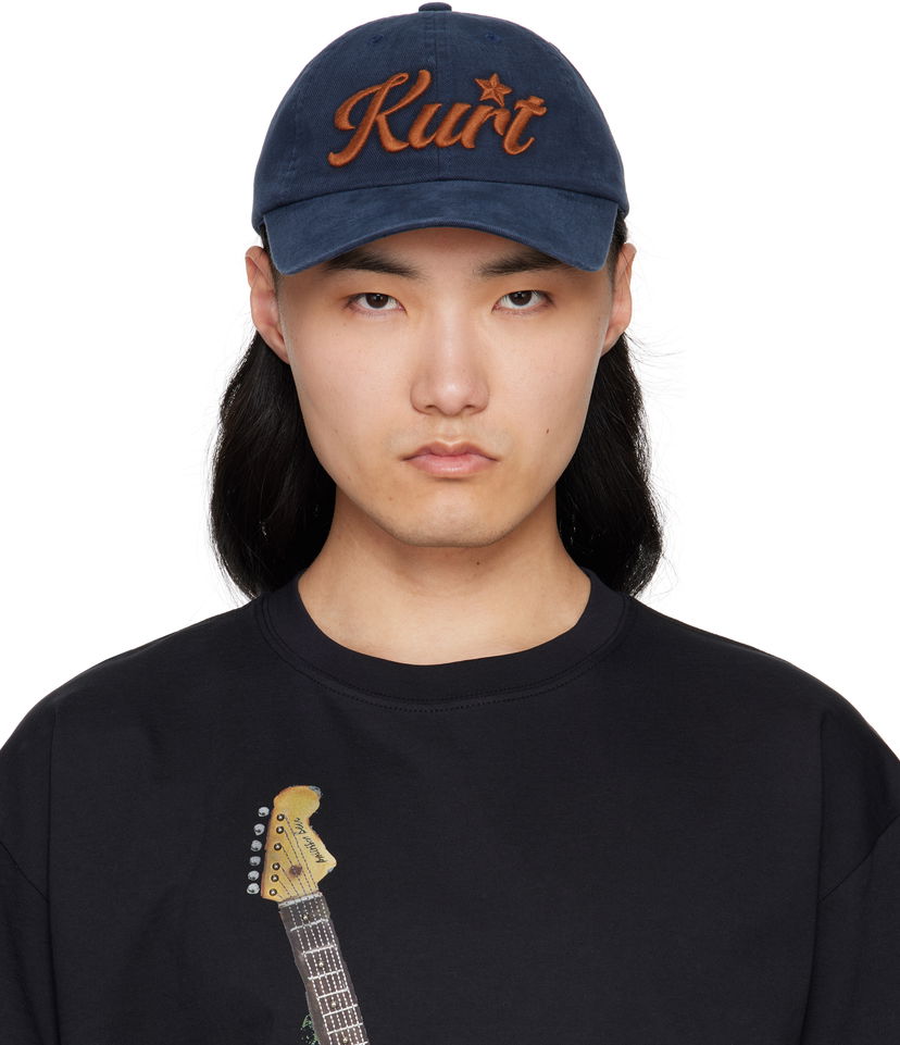 Kasket Andersson Bell Andersson Bell 'Kurt' Star Baseball Cap Mørkeblå | aaa440u