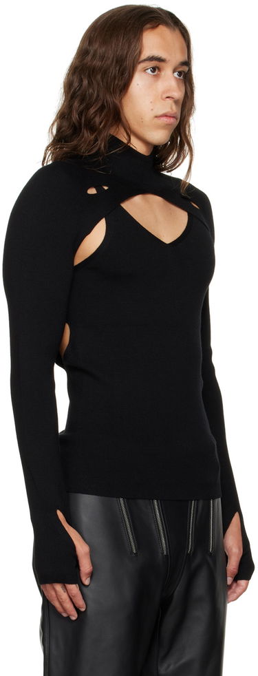 Sweater Dion Lee Cutout Turtleneck Top Grå | C7078P22, 4