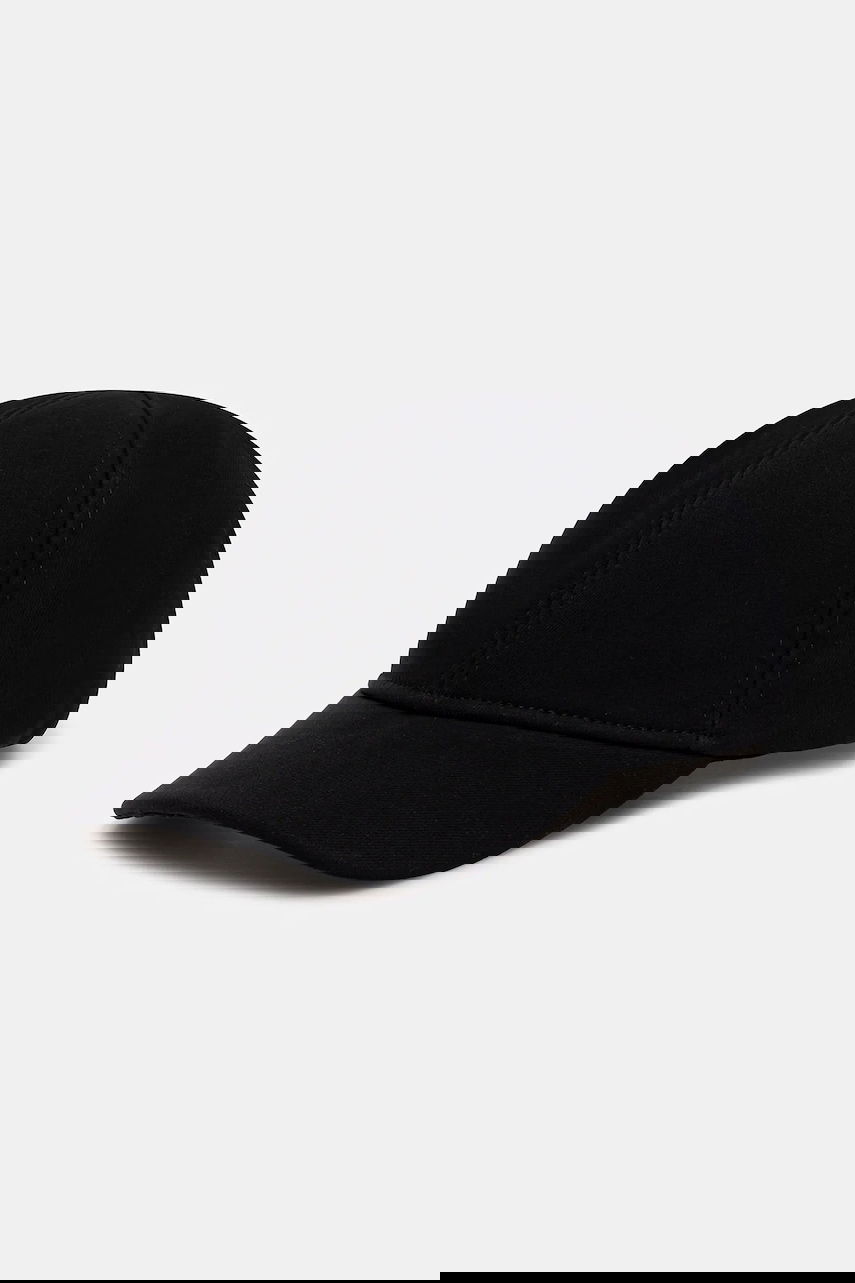 Kasket HELIOT EMIL Wool Blend Baseball Cap Heliot Emil Sort | AW25.16.139.BLK01, 0