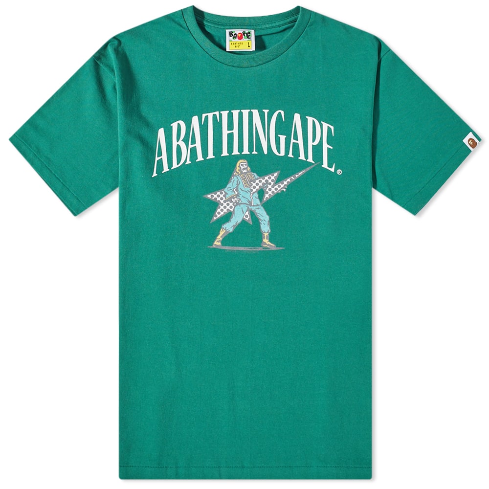 T-shirt BAPE A Bathing Ape Archive sta Tee Grøn | 001TEI201014F-GRN, 0