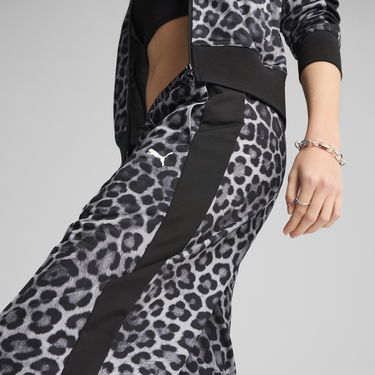 Joggingbukser Puma T7 Leo Luxe All-Over Print Straight-Leg Pants Grå | 632343_01, 4