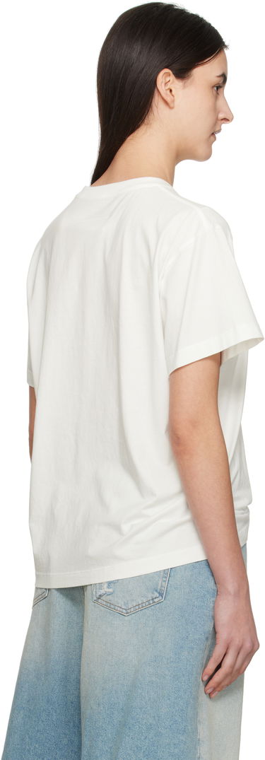 T-shirt Maison Margiela MM6 Maison Margiela Varsity Print T-Shirt Hvid | SH0GC0046 S24312, 2
