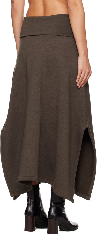 Nederdel LEMAIRE Lemaire Vented Midi Skirt Brun | SK1038 LJ1020, 2