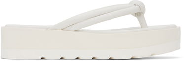 Sneakers og sko Gianvito Rossi Rossi Marlie Platform Thong Sandals Hvid | G15180.05GOM.NAP, 0