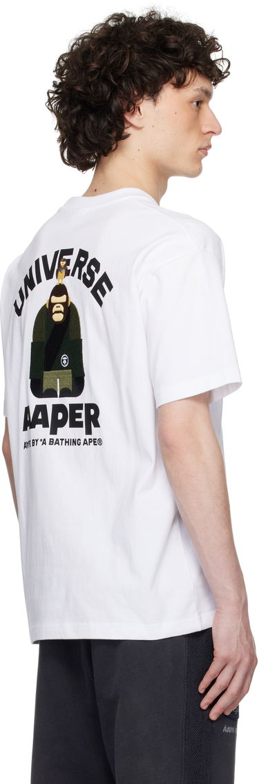 T-shirt AAPE by A Bathing Ape AAPE by A Bathing Ape 'AAPER' Basic T-Shirt Hvid | AAPTEM1675XXNWHX, 2