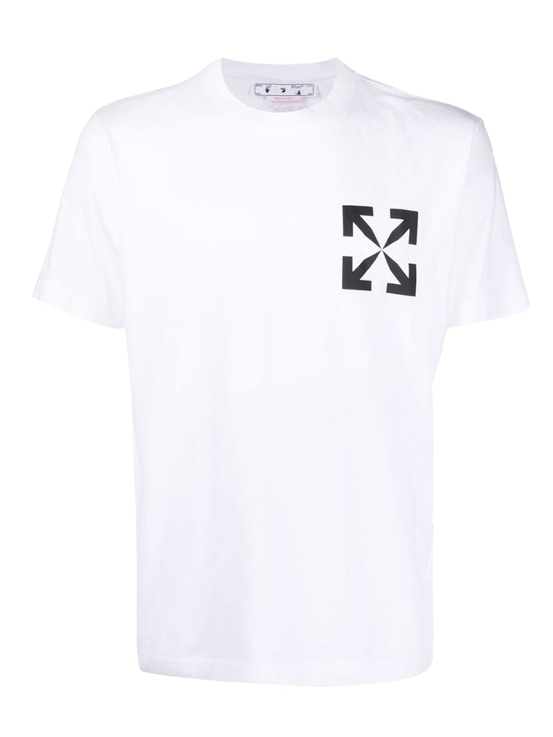 T-shirt Off-White Arrows Print T-Shirt White/Black Hvid | OMAA027C99JER0020110, 0