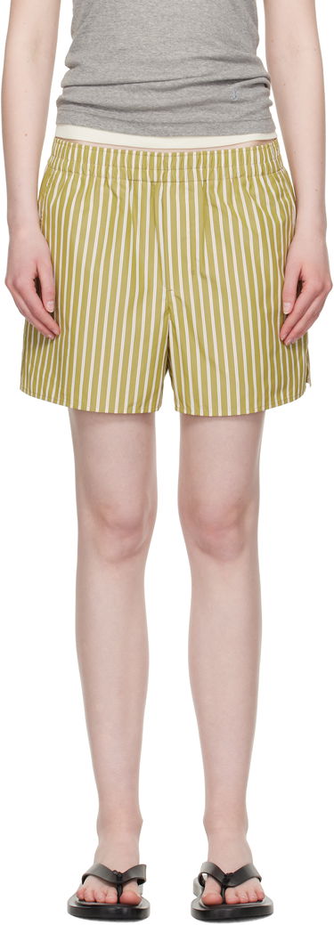 Shorts AMI AMI Paris Elasticated Shorts Gul | USO117.CO0108, 0
