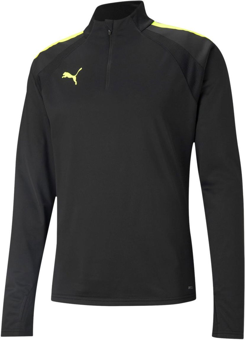 Sweatshirt Puma Teamliga 1/4 Zip Long Sleeve Top Sort | 657236-040