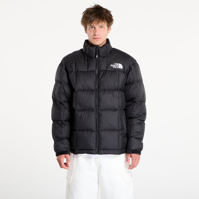 Puffer jakke The North Face Lhotse Puffer Jacket Sort | NF0A3Y23GOE1