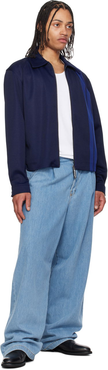 Vindjakke Palm Angels Palm Angels Suit Track Jacket Blå | PMBD086S25FAB0014645, 3
