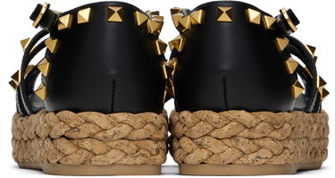 Sneakers og sko Valentino Valentino Garavani Rockstud Cork Wedge Sandals Hvid | 6W2S0LP9CYP, 4