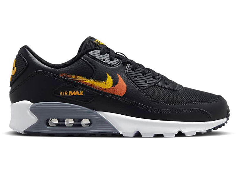 Sneakers og sko Nike Air Max 90 Black University Gold Sort | FJ4229-001, 0