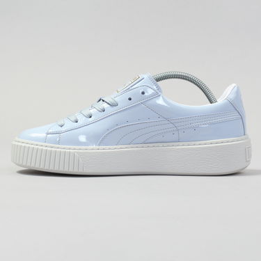 Sneakers og sko Puma Basket Platform Patent Wn's oatmeal - oatmeal Blå | 363314 02, 1
