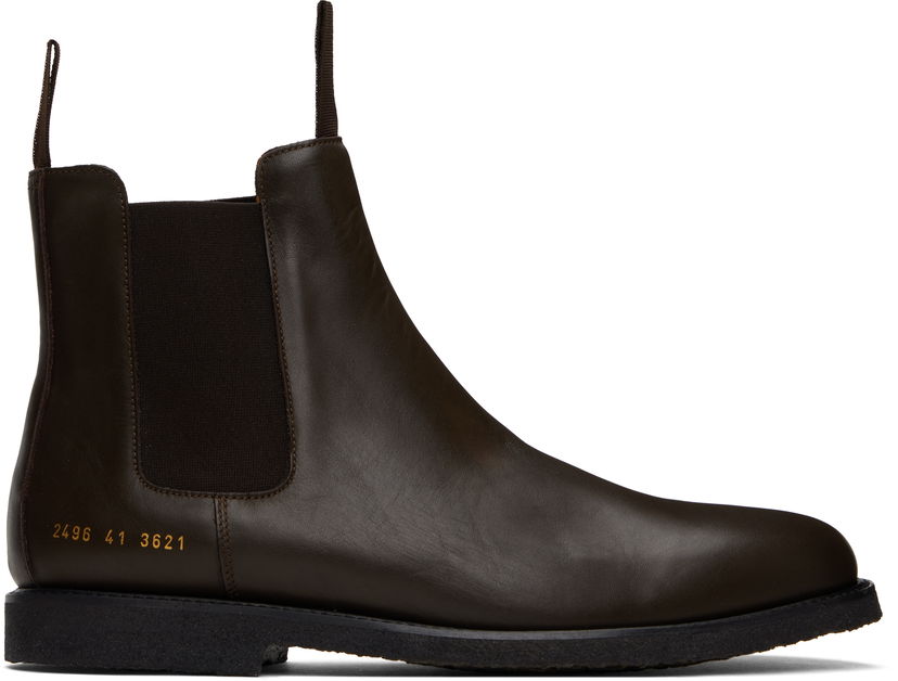 Tøj Common Projects Common Projects Classic Chelsea Boots Brun | ARTICLE 2496
