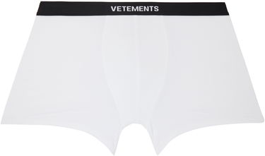 Boksere VETEMENTS Vetements Logo Boxers Hvid | MA66UN100W, 0
