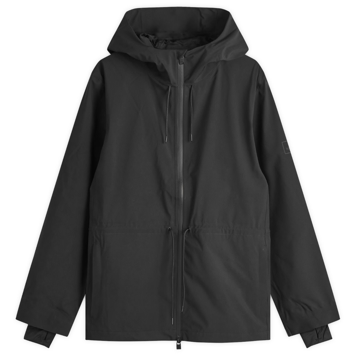Regnfrakke Rains Rains Suva Hardshell String Jacket Sort | 12470-01, 0