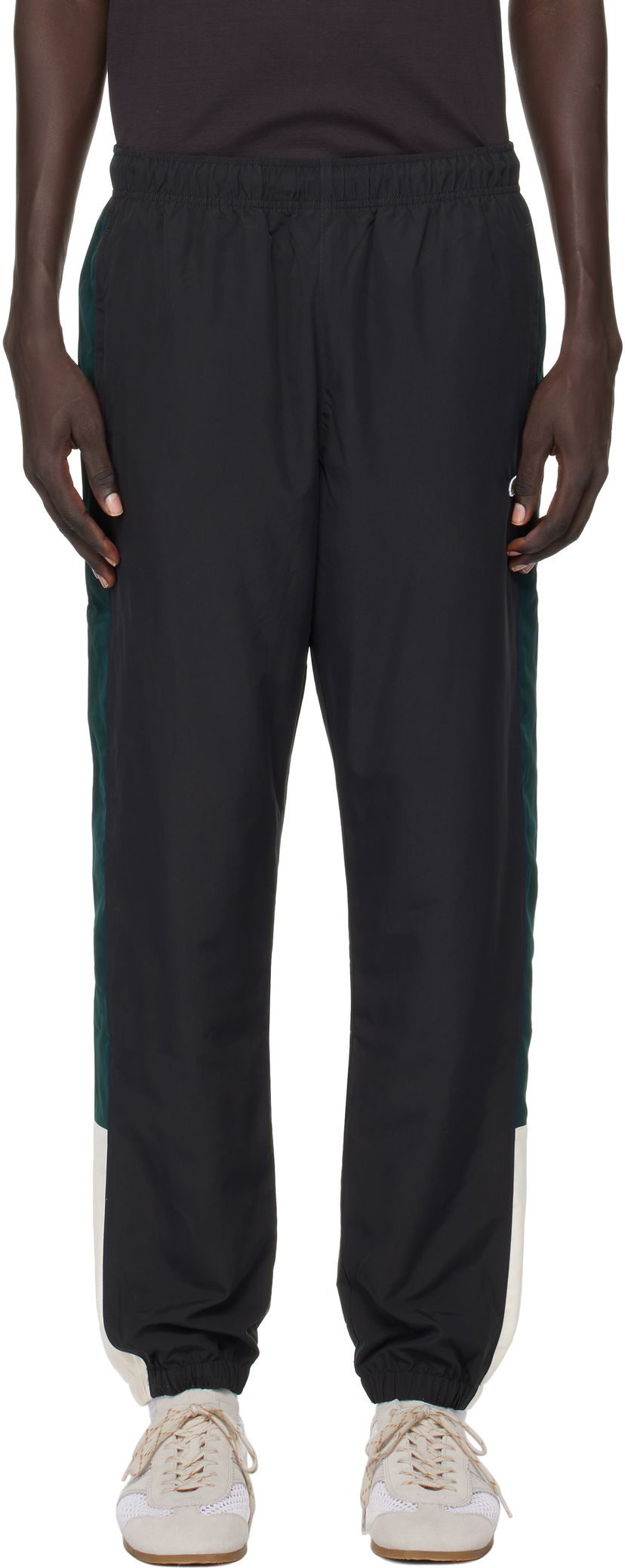 Joggingbukser Lacoste Lacoste Color Block Track Pants Sort | XH5140_6XH