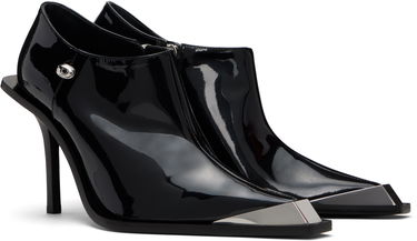 Tøj Diesel Diesel D-Tona SC Patent Leather Heeled Ankle Boots Sort | Y03531 PS598 D-TONA D-TONA SC, 3