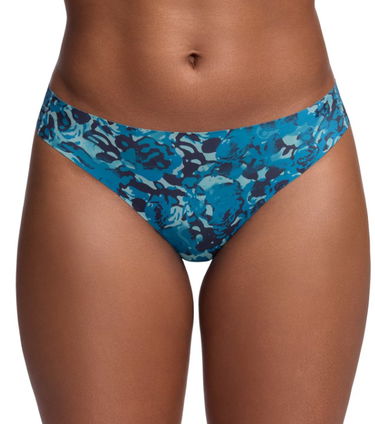 Trusser Under Armour Pure Stretch No Show Thong Underwear - 3-Pack Blå | 1383894-293, 1