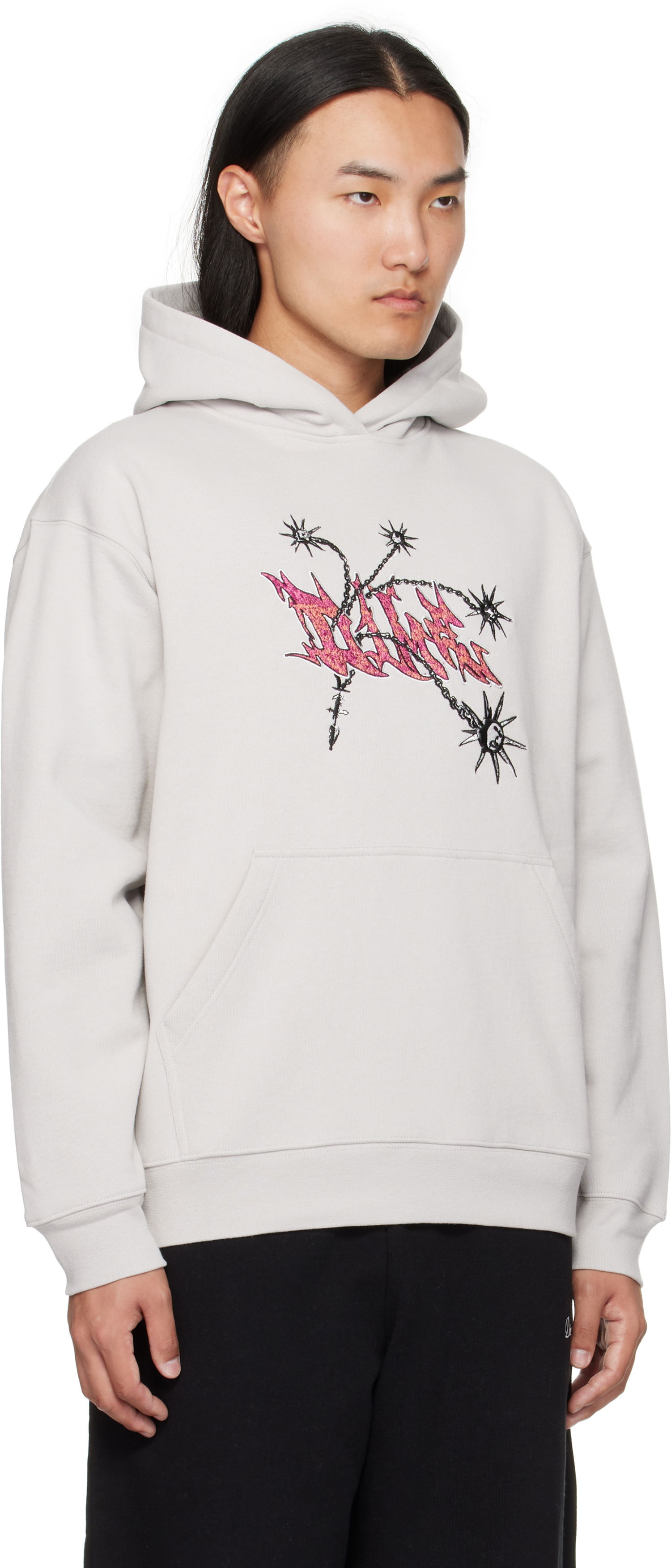 Sweatshirt Dime Dime Frail Hoodie Grå | DIMEFA2555CEM, 1