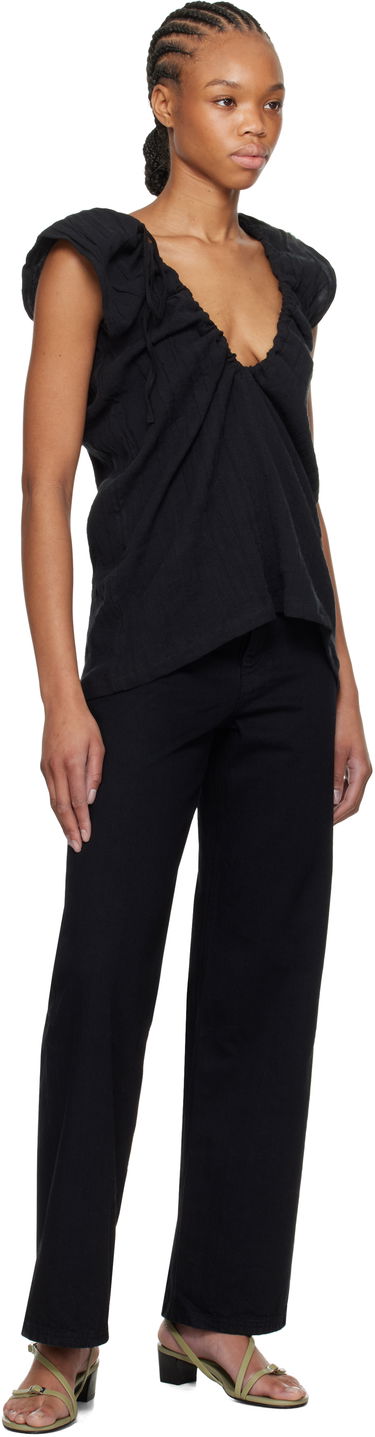 Bukser Baserange Baserange Navalo Wide-Leg Jeans Sort | TRNA-DE-SP25, 3