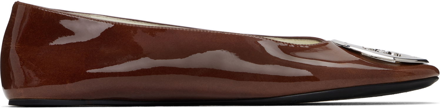 Tøj Tory Burch Tory Burch Reva Ballerina Flats Brun | 173536-200, 0