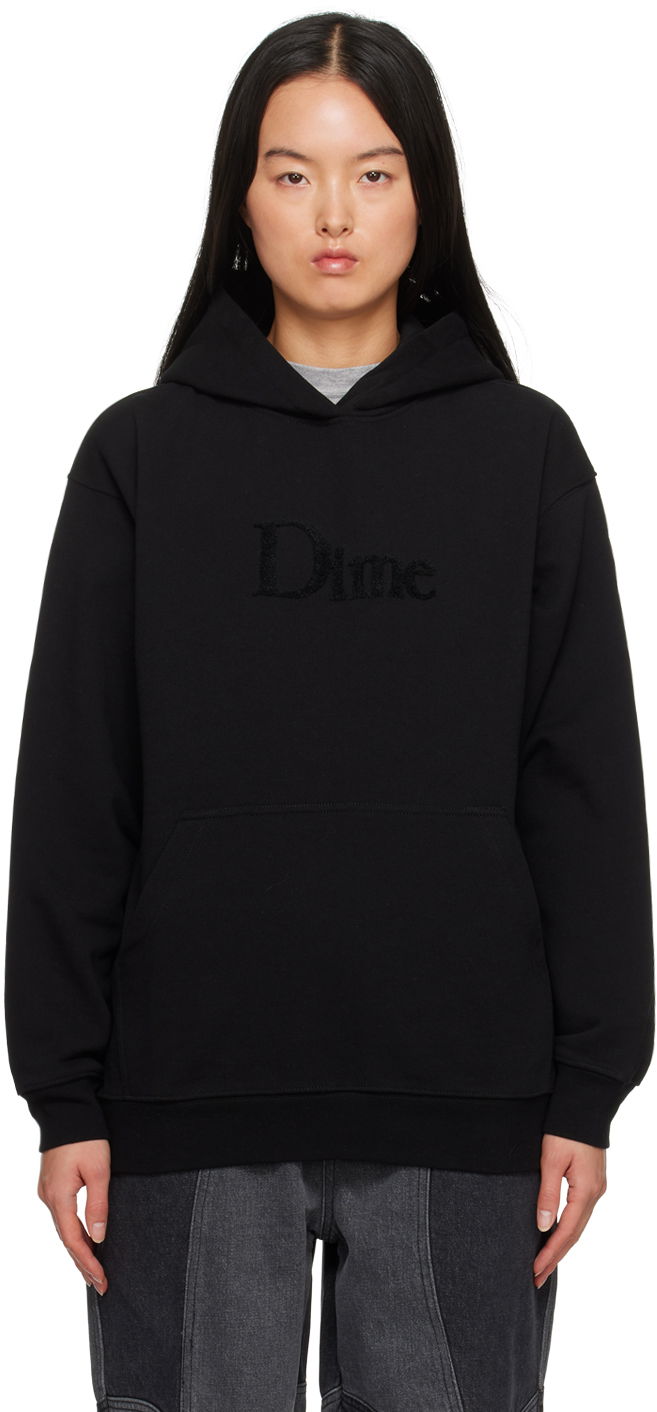 Sweatshirt Dime Classic Hoodie Sort | DIME23D2F12BLK, 0