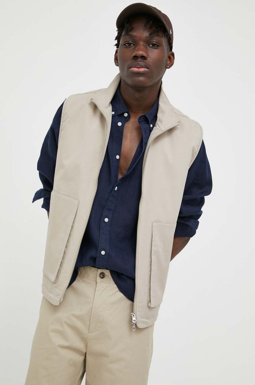 Vest Les Deux Steve Track Vest Beige | LDM630014, 0