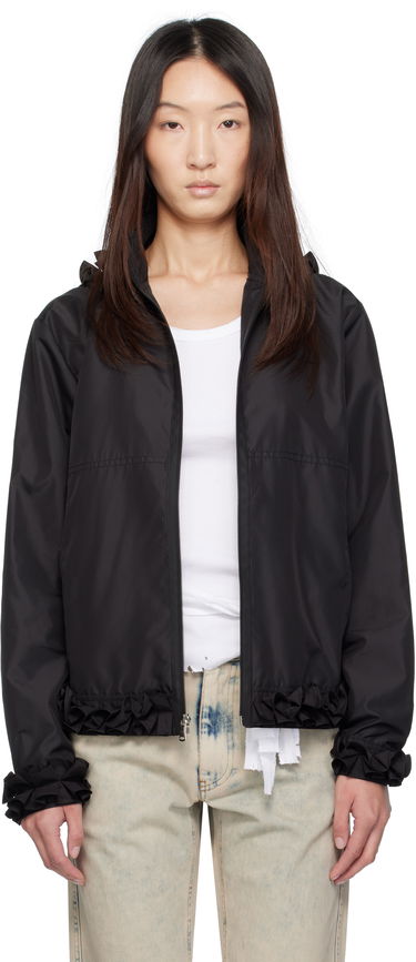 Jakke Coperni Coperni Pleated Ribbon Jacket Sort | COPOW43F3037, 0