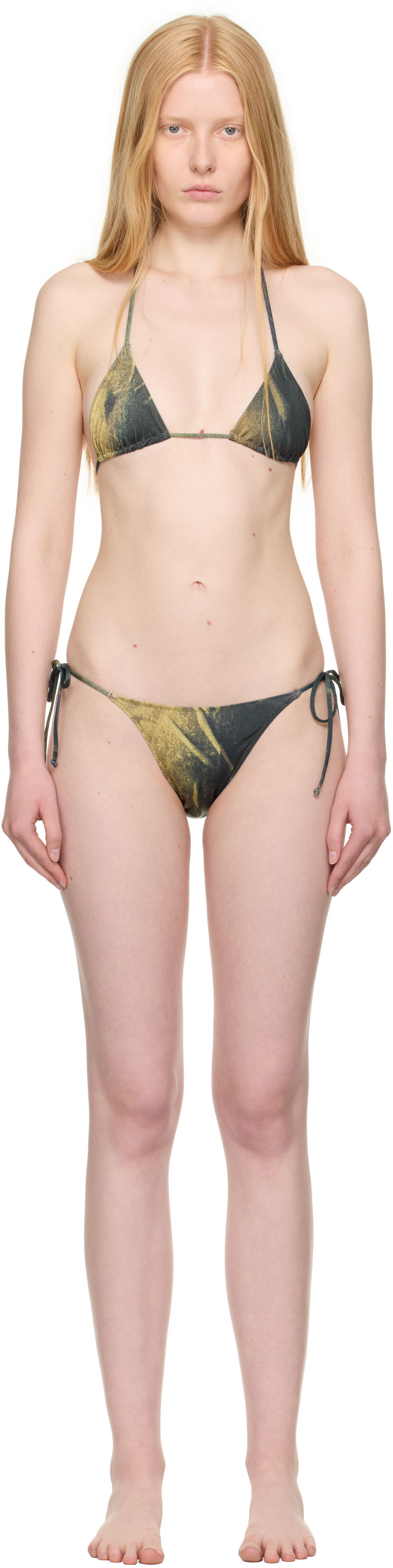 Badetøj Jean Paul Gaultier Jean Paul Gaultier Water Body Print Bikini Grøn | 25/03-W-BS030-J010P-4812, 0