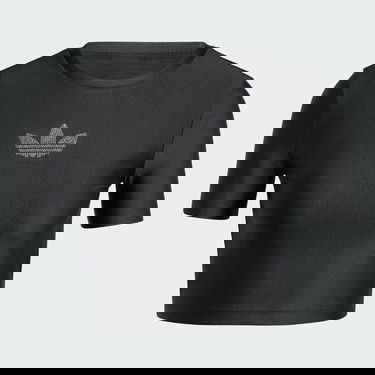T-shirt adidas Performance Rhinestone Trefoil T-shirt Sort | IW5681, 2