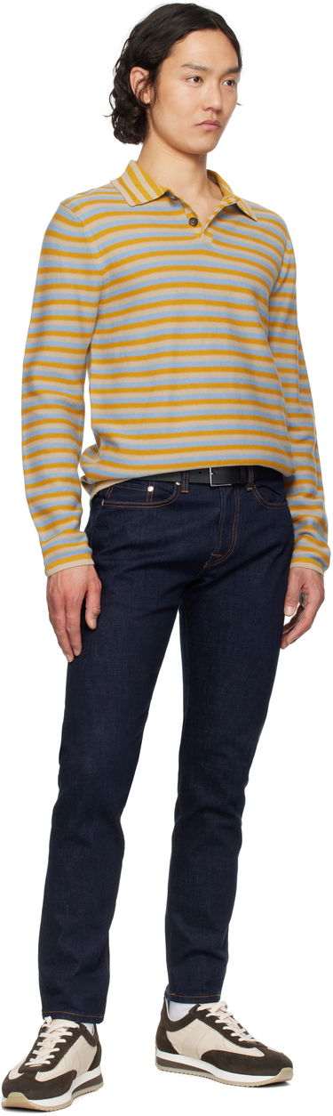 Polo skjorte Paul Smith PS Paul Smith Striped Knitted Polo Flerfarvet | M2R-299Z-P22295-40, 3