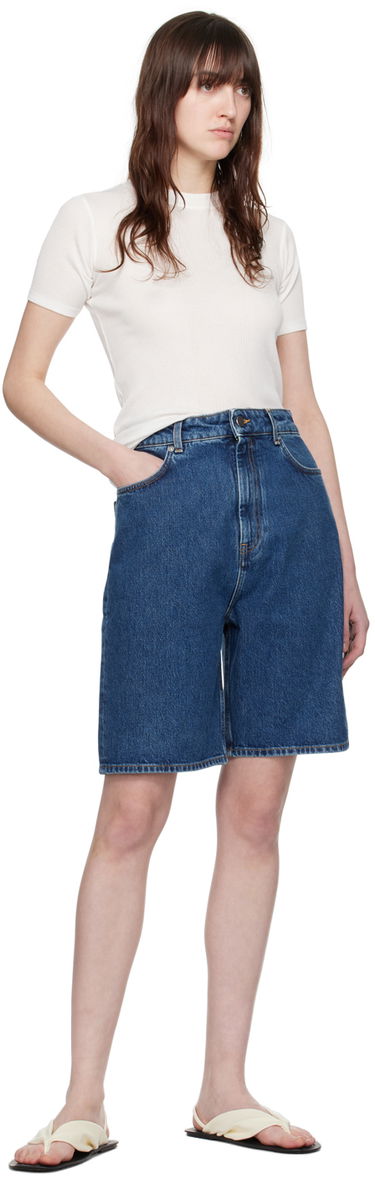 Shorts Loulou de Saison Loulou de Saison Isu Denim Shorts Blå | ISU, 3