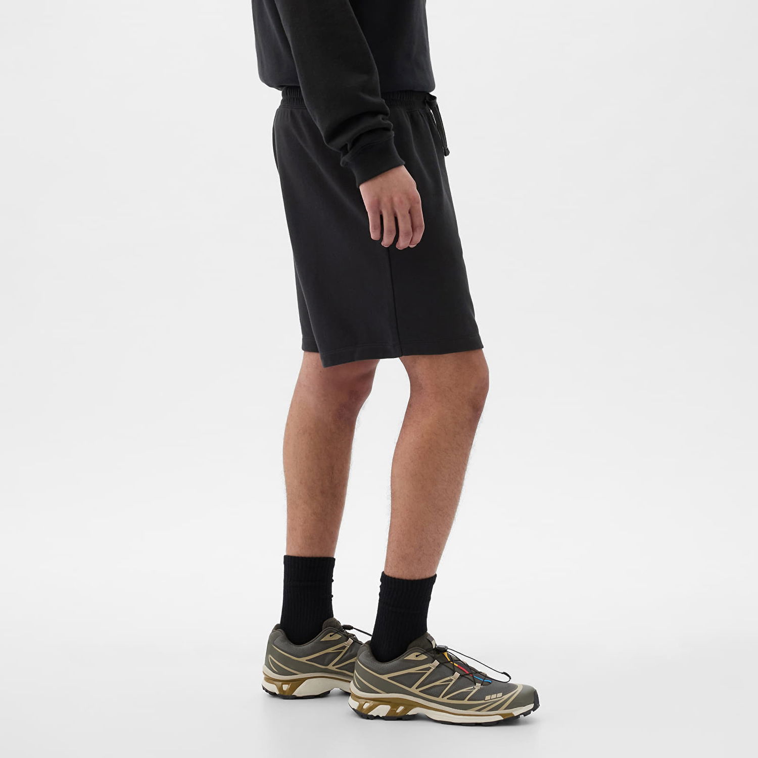 Shorts GAP French Terry Logo Shorts Moonless Night Sort | 868464-01, 1