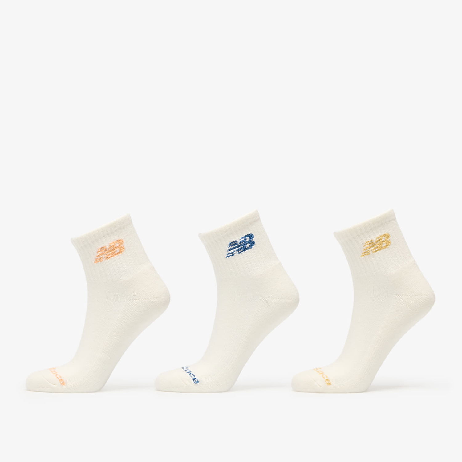 Sokker New Balance New Balance Everyday Ankle Socks 3-Pack Hvid | LAS51303SST, 0
