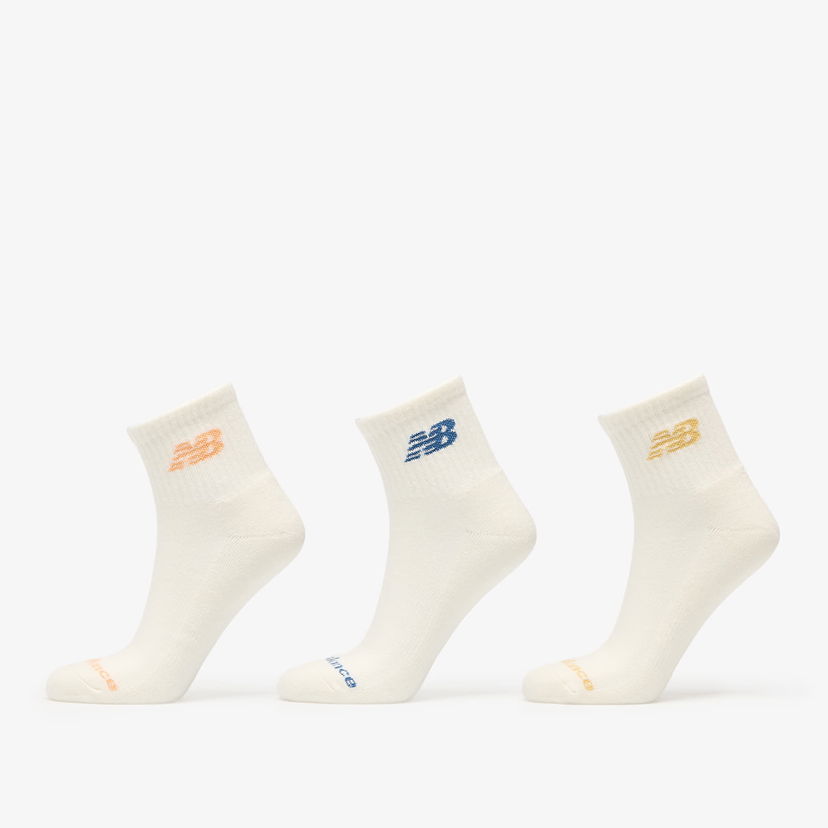 Sokker New Balance New Balance Everyday Ankle Socks 3-Pack Hvid | LAS51303SST