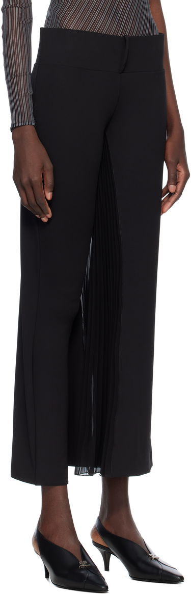 Bukser Courrèges Courrèges Infinity Pleats Jersey Trousers Sort | 225JPA325JS0220, 1