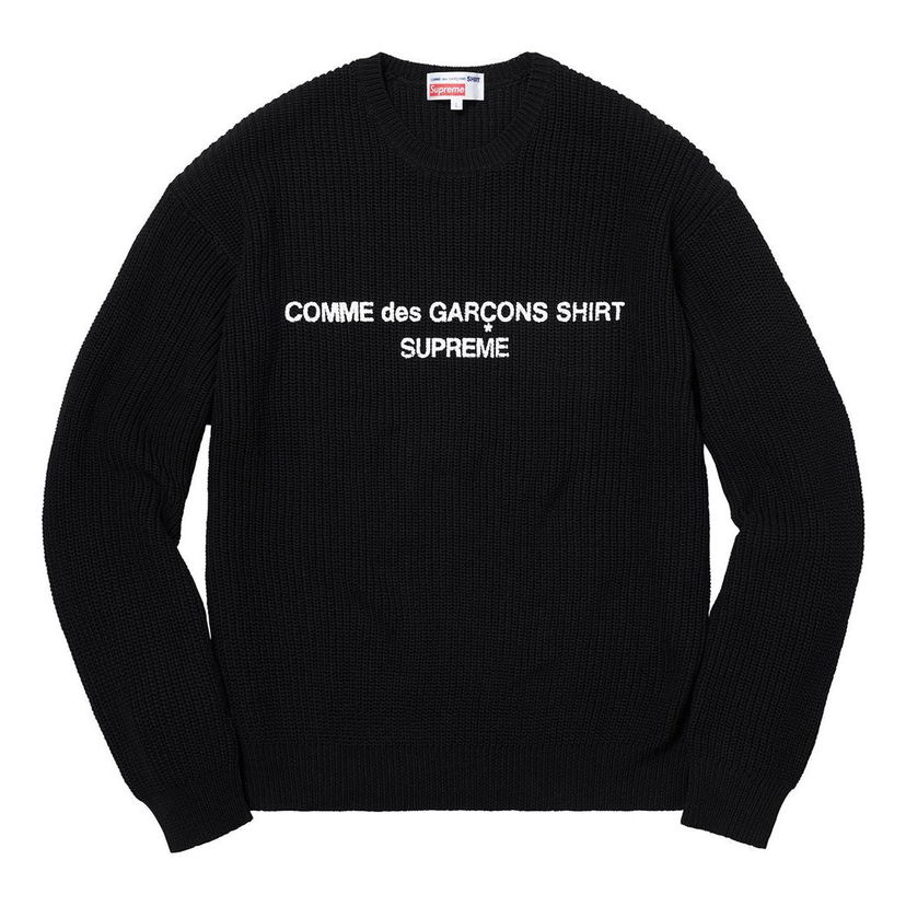 Sweater Supreme Comme des Garcons Shirt Sweater Sort | SUP-FW18-403