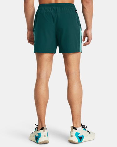 Shorts Under Armour Project Rock Ultimate Trainingsshorts für Herren Hydro Teal / Radial Turquoise Grøn | 1384217-449, 1