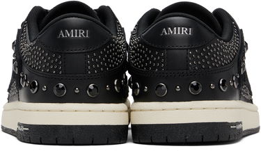 Sneakers og sko AMIRI AMIRI Crystal Studded Skel Top Low Sort | AMFOSR1170, 1