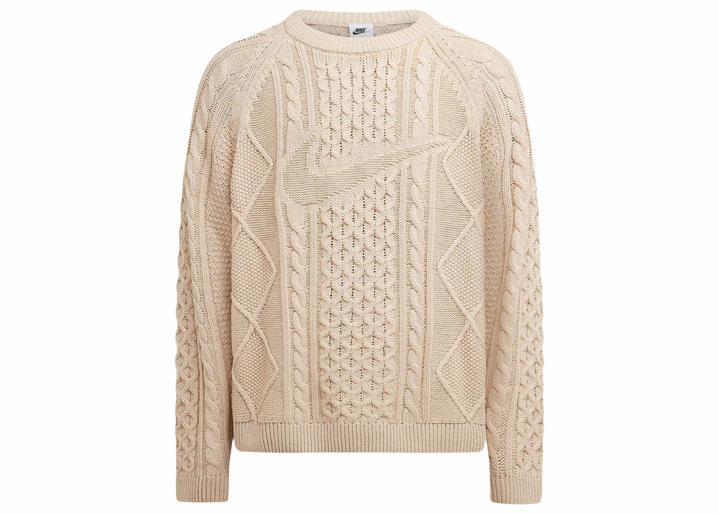 Sweater Nike Life Cable Knit Sweater Rattan Beige | DQ5177-206, 0