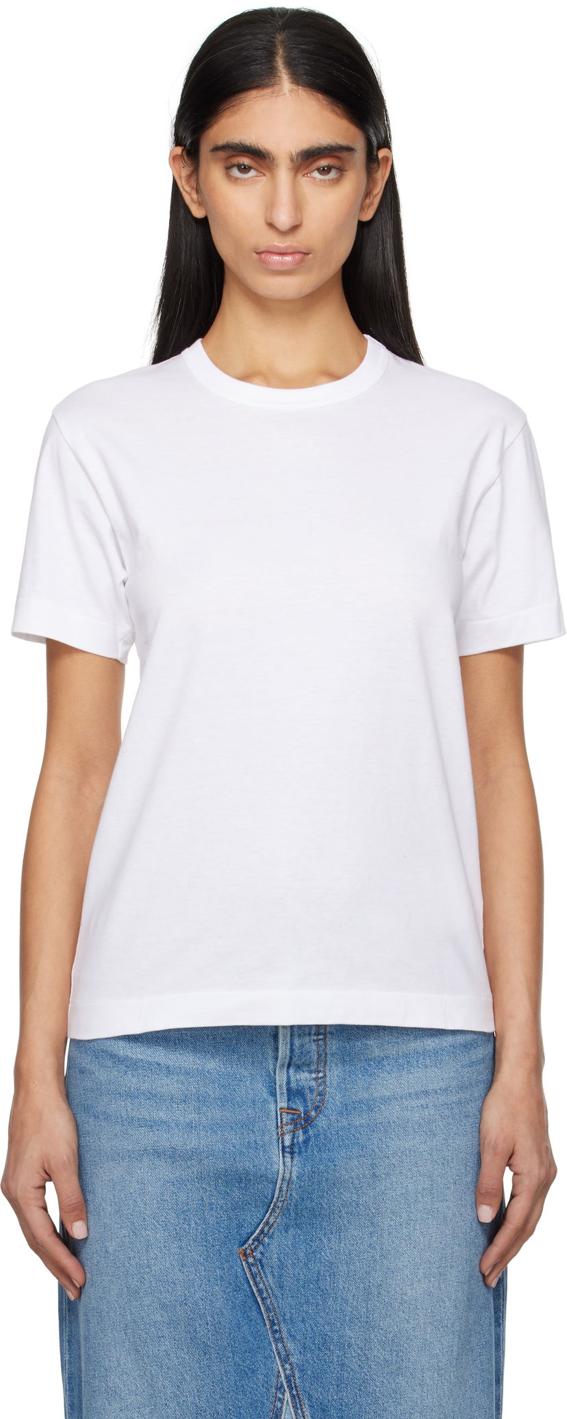 T-shirt Comme des Garçons COMME des GARÇONS PLAY Heart T-Shirt Hvid | T340