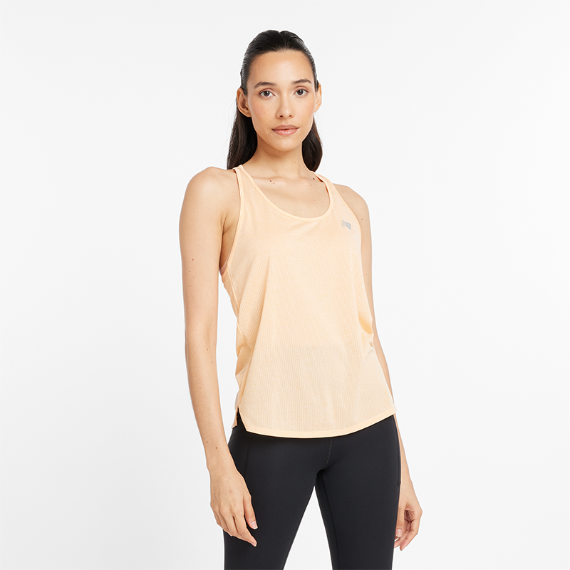 Tanktop New Balance NB Tank Top Orange | Dámske tričko New Balance WT41250PRE – oranžová