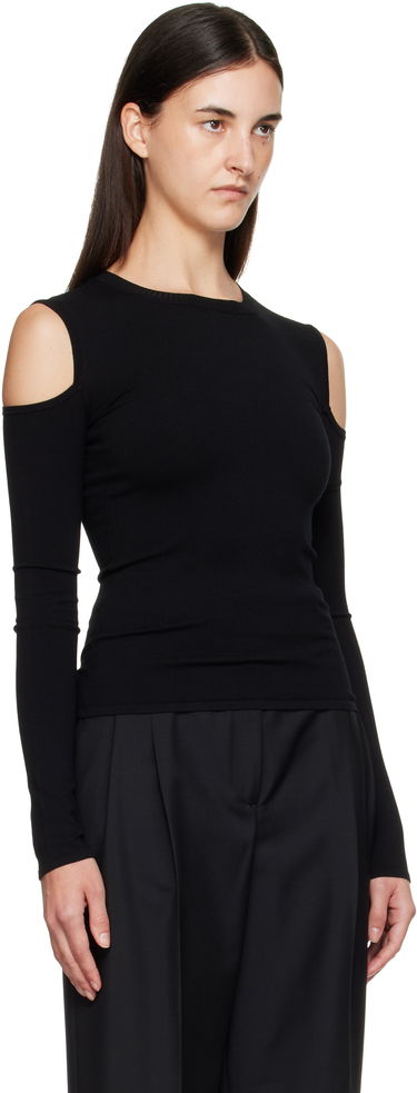 T-shirt Max Mara Max Mara Vik Cold-Shoulder Top Sort | 2511361092600, 1