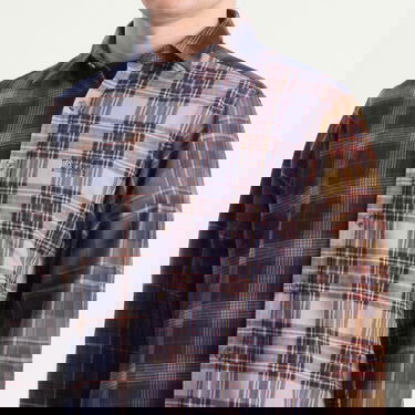 Skjorte Aries Overdyed Patchwork Shirt Flerfarvet | AR40121-PUP, 5
