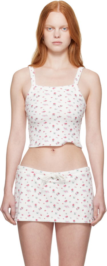 Tanktop GUIZIO Guizio Dani Terry Tank Top Hvid | P25106K098, 0